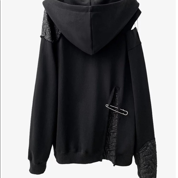 Patch work oversized womens hoodies bn - Picture 2 of 10